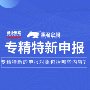 专精特新的申报对象包括哪些内容？