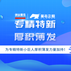 黑马企服科创云为专精特新小巨人厚积薄发能量加持！